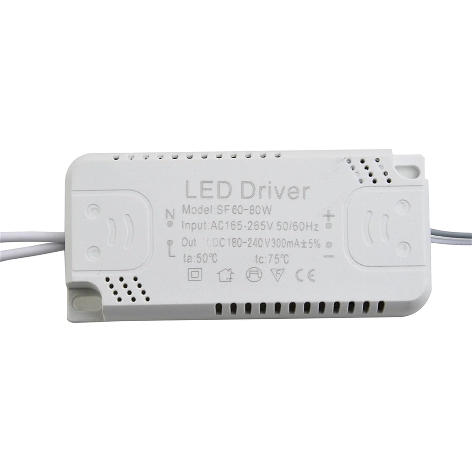 Adattatore driver LED 280mA 8-24W 24-40W 40-60W 60-80W AC165-265V Pannello trasformatore di illuminazione for lampada da soffitto(60-80W)