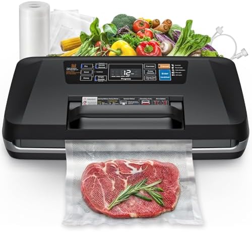 95kpa Vacuum Sealer, Commercial Fully Automatic Food Sealer, Powe...
