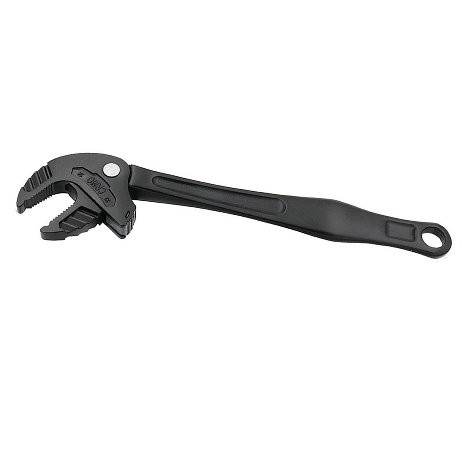 Ejoyous Adjustable Wrench, Cr Mo Steel, Self Locking Mechanism, Ratcheting Jaw 19-24mm, Ideal for Auto Maintenance and Industrial Use