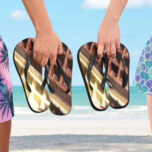 STAYTOP Delicious Flip Flops Sandals of Men's & Women's,Sandals Beach Slippers Shower Slides4