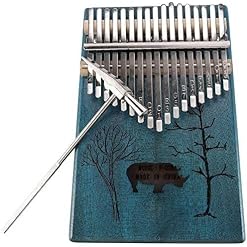 Générique Mini Finger Kalimba Thumb Piano 17 Touches Kalimba Rhinoceros Piano à Pouce Acajou Instrument de Piano à Doigt… - Les Beatles, Paul McCartney, John Lennon, RIngo Starr, George Harrison