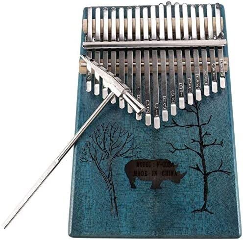Générique Mini Finger Kalimba Thumb Piano 17 Touches Kalimba Rhinoceros Piano à Pouce Acajou Instrument de Piano à Doigt… - Les Beatles, Paul McCartney, John Lennon, RIngo Starr, George Harrison Générique Mini Finger Kalimba Thumb Piano 17 Touches Kalimba Rhinoceros Piano à Pouce Acajou Instrument de Piano à Doigt…