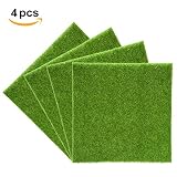 Ajuste a sus necesidades exactas: Usted podría Splice varias piezas de nuestro césped artificial en un césped más grandes para los niños que juegan etc. Ideal para DIY Micro jardinería de mini y paisajismo Props, también puede ser una hermosa decoración en el acuario, Peces se le gusta