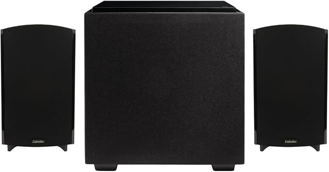 Definitive Technology Home Theater Bundle 2 ProMonitor 1000 Bookshelf Speakers with Descend DN8 8" Subwoofer - Powerful 2.1 System for Immersive Audio