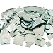 Jennifer's Mosaics 150 Count Plain Mirror Mosaic Tile Assortment, Silver