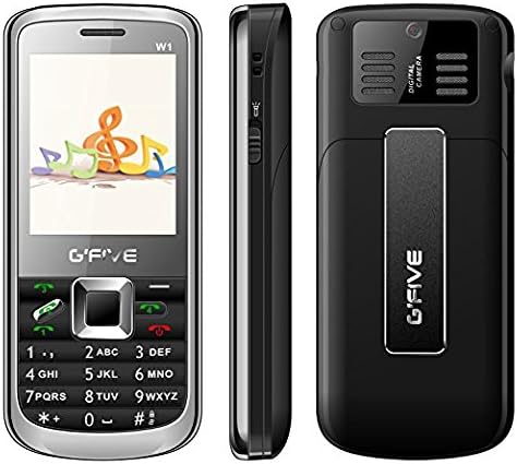 G'Five w1 Plus 4 SIM Basic Feature Mobile Phone(Black)