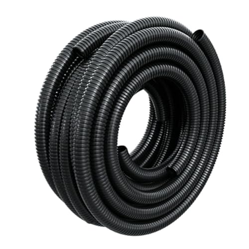 30 FT 1/2” Wire Loom Split Tubing,Dog Cat Cord Protector,Split Wire Loom Tubing Wire Conduit – Black (30FT 1/2") by Zangboer - Image 5