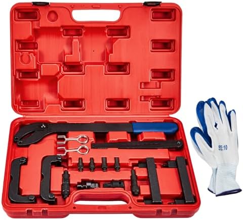 Camshaft Engine Timing Locking Tool Kit For VW Audi – 2.0, 2.4, 2.8, 3.0T, 3.2, 4.2, 5.2 (MRCARTool, Steel)
