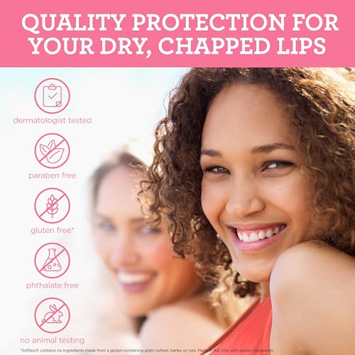 Softlips Watermelon Lip Balm 2-Pack with SPF 20 - Juicy Hydration for Smooth, Protected Lips