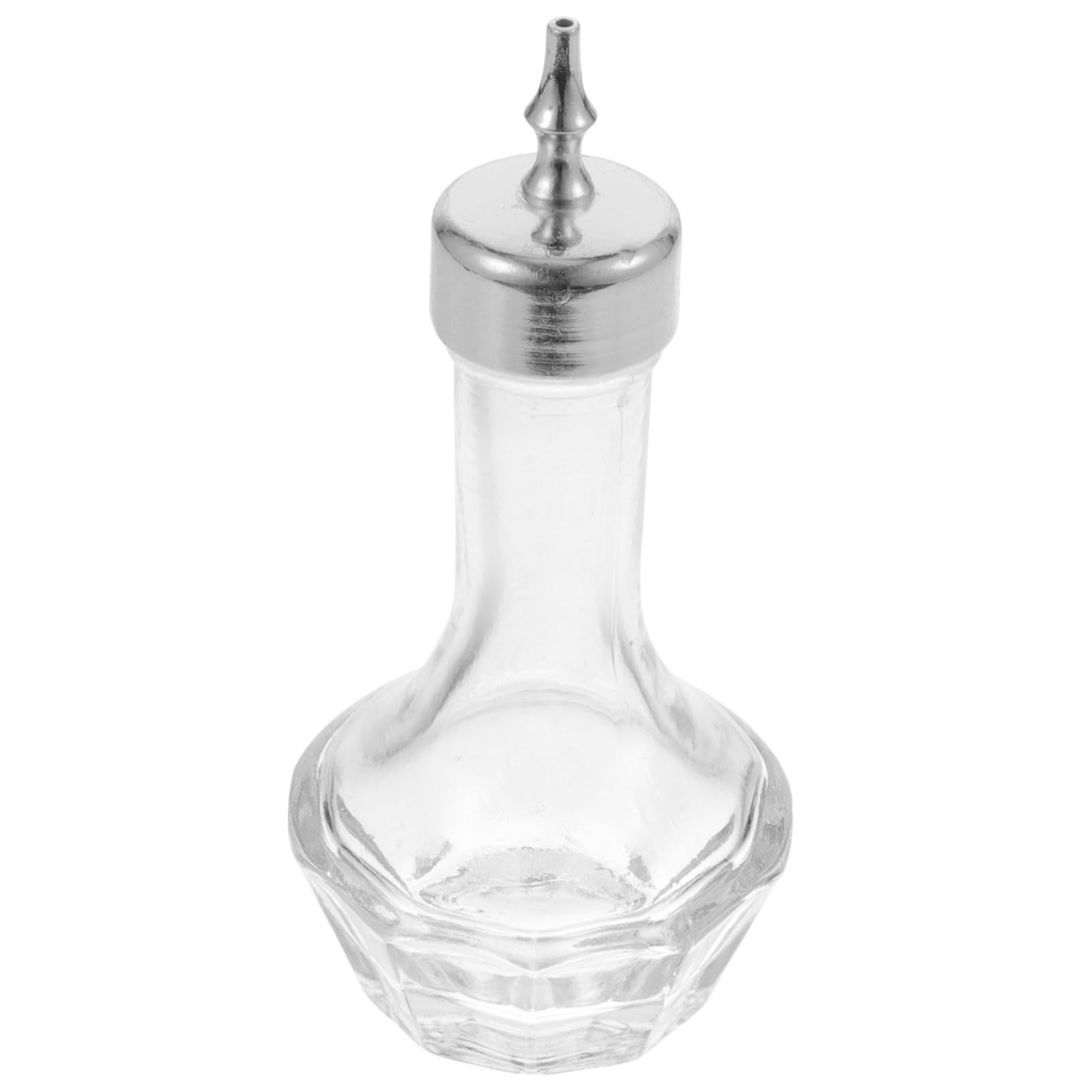 Unomor Absinthe Bottle Spray Mist Bottle for Hair Spray Bottles Vintage Bitter Dasher Bar Pourer Japanese Style Cocktail Dasher Cocktail Dasher for Wine Vinegar Container Glass Silver