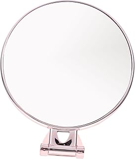 FOMIYES Handheld Makeup Mirror Double-sided Design for Tabletop Dresser Elegant Finish High-definition Lightweight for Personal Use