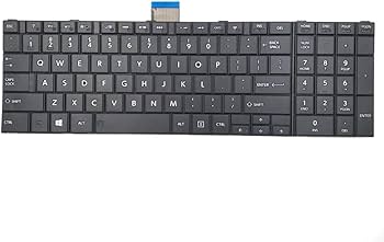 ソバ（5点） Amazon.com: laptoppartshub Replacement Keyboard for Toshiba