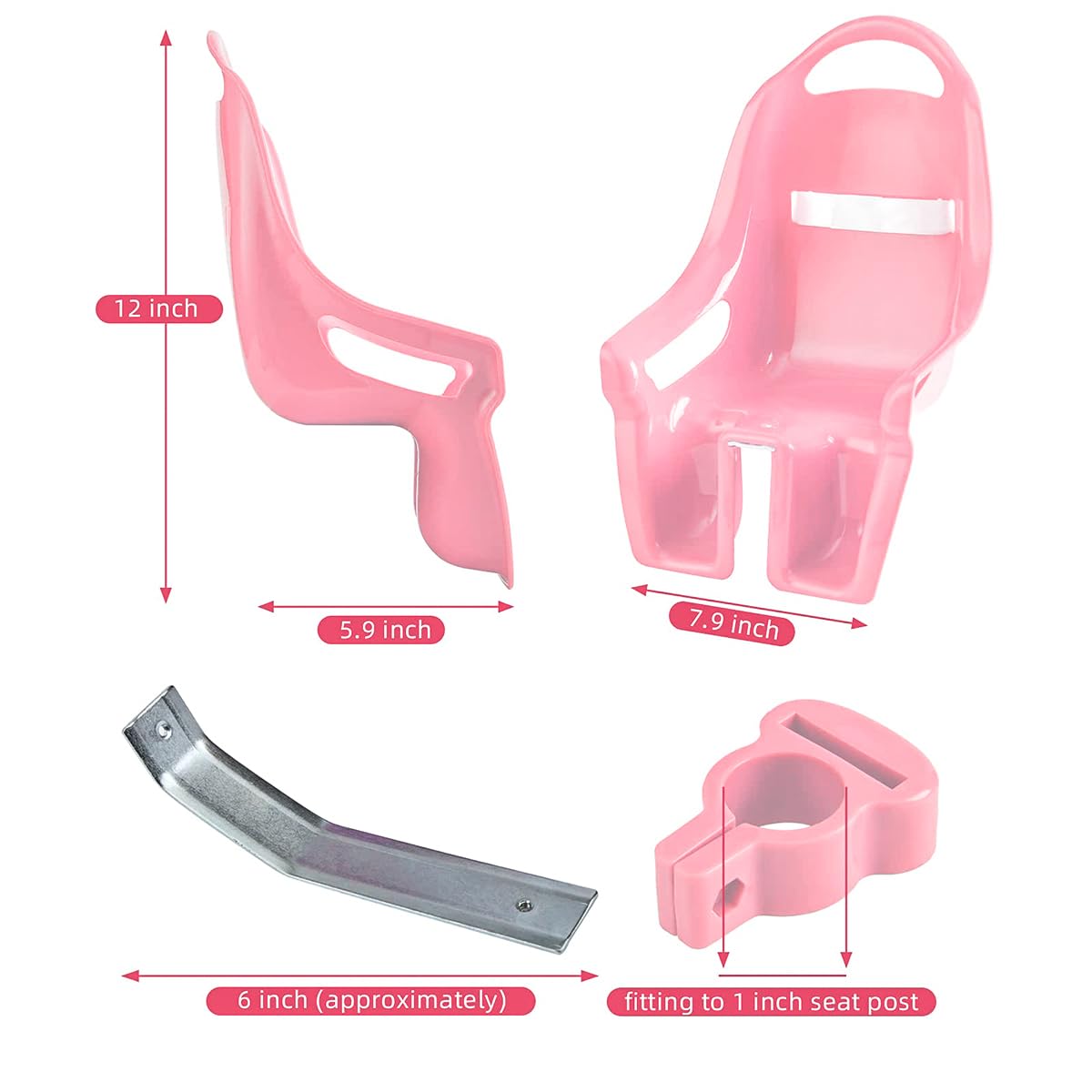 Personnalisez Votre vélo Aventure Autocollant Bricolage siège de poupée de vélo pour Les Filles Accessoires de vélo créatifs pour Le Plaisir de Jouer