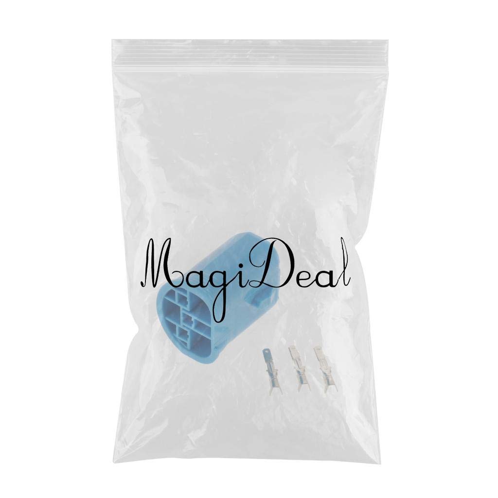 ELBME 1 Pieces 9004/HB1/9007/HB5 Headlight Light Bulb Male Plug Wire Harness Sockets