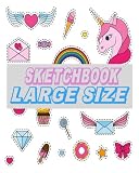  Sketchbook Large Size: Blank Drawing Sketchbook Journal: Volume 17