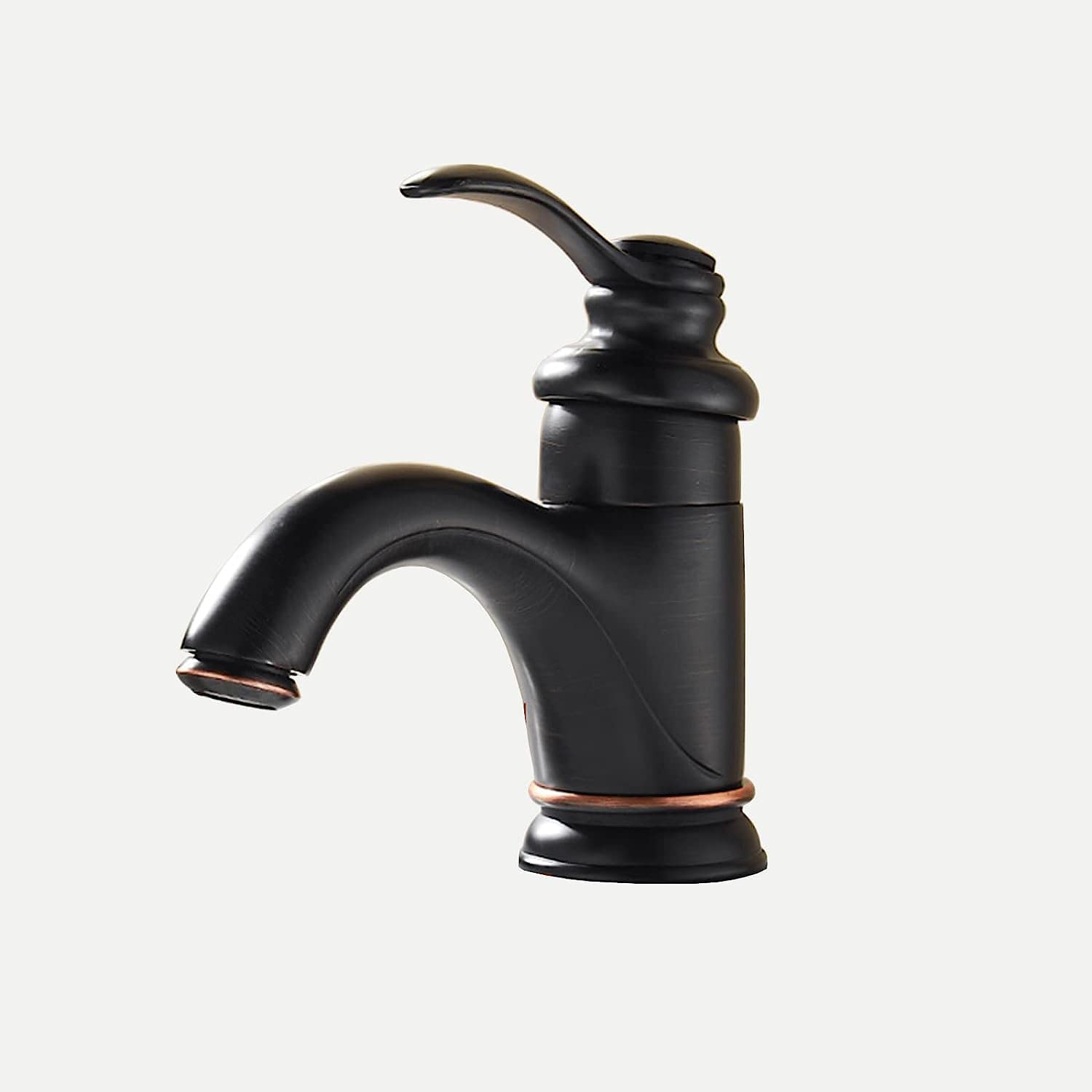 Robinet de lavabo antique en laiton rétro pour vasque haute de salle de bain