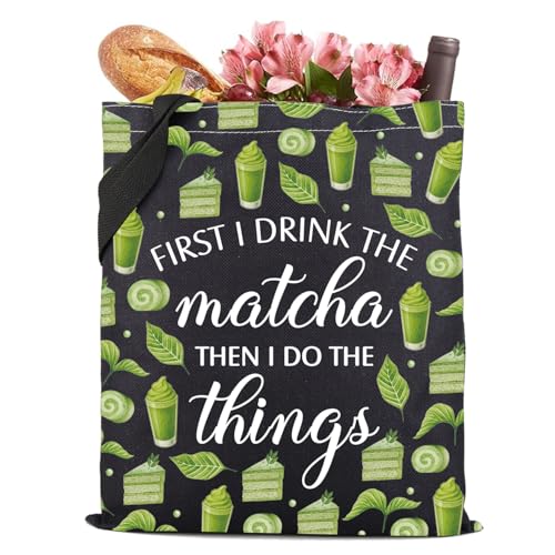 Matcha Canvas Tote Bag