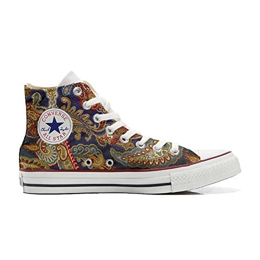 Okänd Sneaker & Sportsko USA – Bastryck Vintage 1200 dpi – italiensk stil – Hi Anpassade personliga skor (hantverk skor) hög, - Mångfärgad - 38 EU Weit