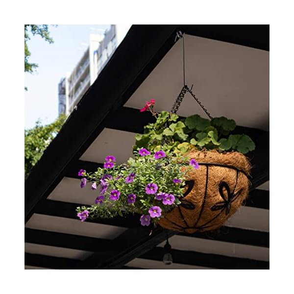 6 schwarze S-Haken, strapazierfähige Metallhaken, hält bis zu 200 kg, für Küche, Büro, Garten oder Outdoor-Aktivitäten. – Bild 3