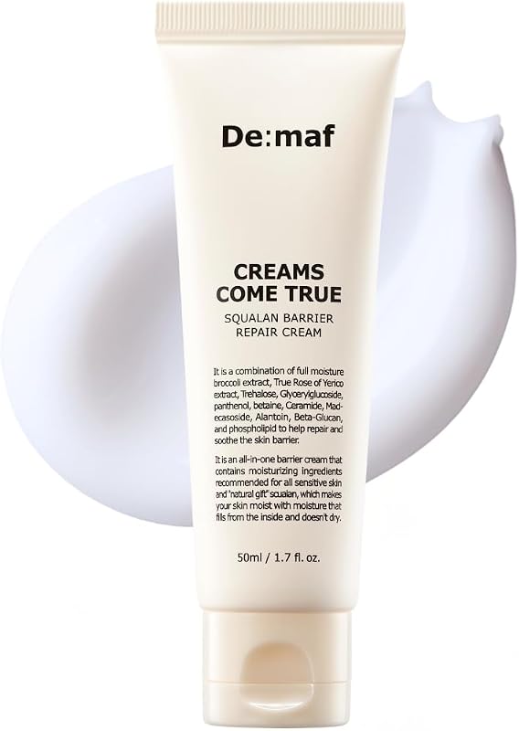 Creme facial De:maf Creams Come True com esqualano, 50 mL