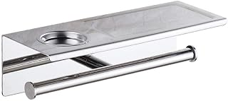 Akcesoria łazienkowe Stal nierdzewna 304 Chromowany Poszytki Półka Double Papier Półka Telefon Ashtray Ssawka Puchar Papieru WC