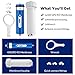 Membrane Solutions 400 GPD RO Membrane, Reverse Osmosis Membrane with Membrane Housing, 1/4