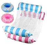 2Pcs Hamaca Inflable Acuática, Hamaca Multiusos Para Piscina, Balsas...