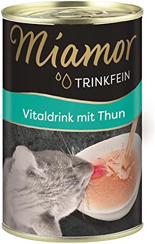 MI AMOR miamor trinkfein Vital Drink con Thun | 24 x 135 ml para gatos
