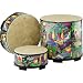 Remo Drum, KIDS PERCUSSION, Gathering Drum, 18" Diameter, 8" Height, Fabric Rain Forest