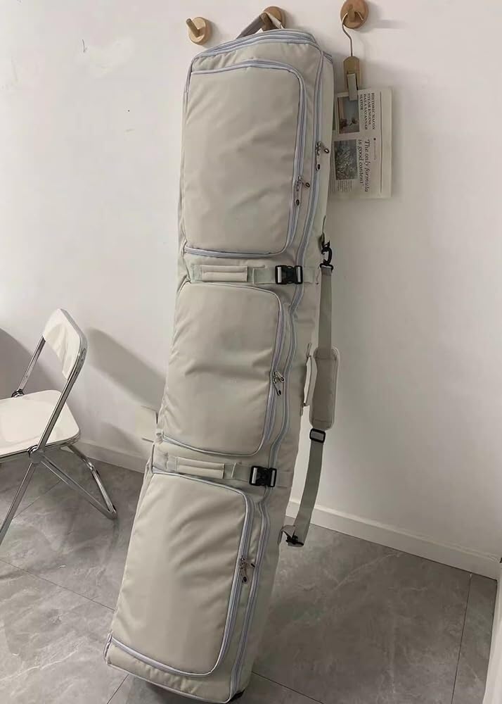 Mobile Professional Ski Boot Bag Backpack, Large Capacity Travel Backpack,Ski Luggage Backpack, Snowboard Gear Carrier(Gray)