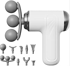 Endzone 9 In 1 Mini Gun Massager Machine for Pain Relief - Body, Neck, Shoulders, Back, Arms & Feet Massager- 6 Speed Type-C Charging for Muscle Pain Relief Recovery