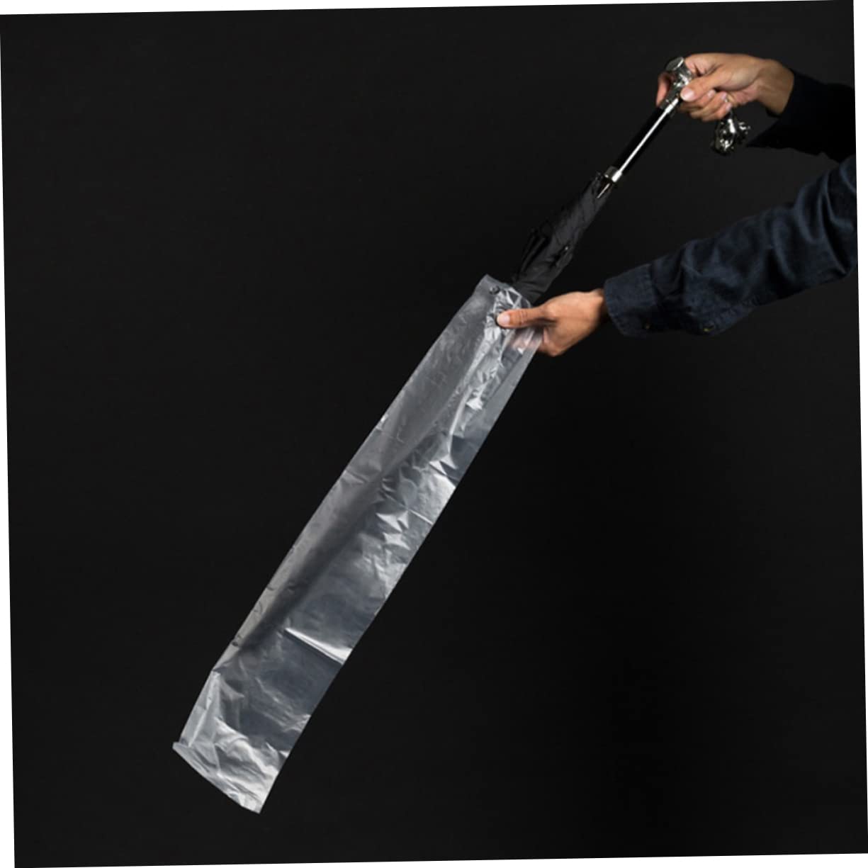 Happyyami 200pcs Umbrella Machine Umbrella Bag Umbrella Bag Refills Wet Umbrella Bag Wrapper Clear Unbrella Wet Umbrella Holder Disposable Containers Shop Supply Packing Bag Automatic or