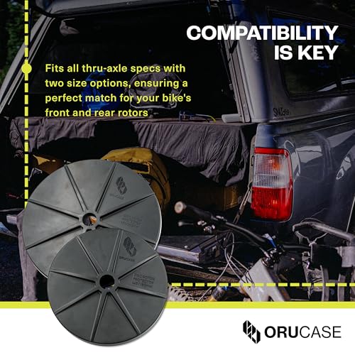 Orucase Disc Rotor Protector – Travel Disc Rotor Guard for Road, Gravel Bikes – Protects 140–160mm Rotors from Bending During Transport