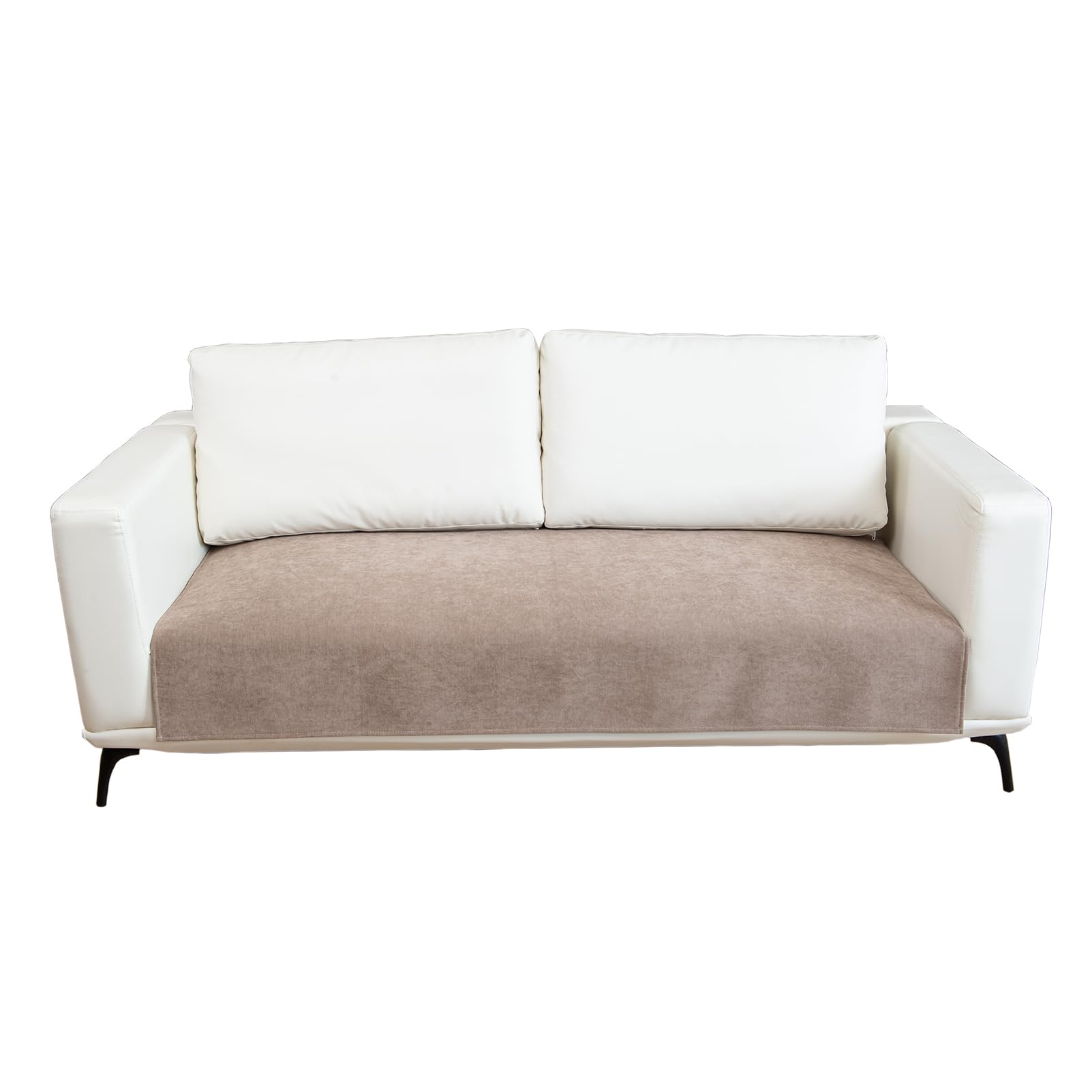 Couch Cover Sectional Couch Covers Non Slip Sofa Covers Washable for 3 Cushion Couch L Shaped Couch Protector Sofa Slipcovers for Kids Dogs Pets,Chenille,Camel,36''x70''(Only 1 Piece)