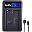 DuraPro LCD USB Nikon EN-EL9/EN-EL9a Replacement Charger for Nikon D40 D40x D60 D3000 D5000 Cameras Batteries