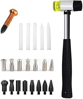LadyRosian 22PCS Paintless Dent Removal Kit with Knock Down Head Tap Hammer