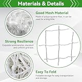 Football Goal Net, Soccer Net Football Training Net Kids Soccer Net for Replacement Goal Net, Goal Net for 6' X 4', 8' X 6', 12' X 6', 24' X 8' Goal Net - Image 2