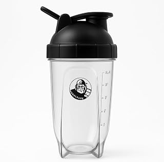 Bullet Protein Shaker Bottle 760 ml Leak-Proof, BPA-Free Gym Shaker with Mixing Ball, Ideal for Protein Shakes, Pre-Workout & Smoothies, for Men & Women