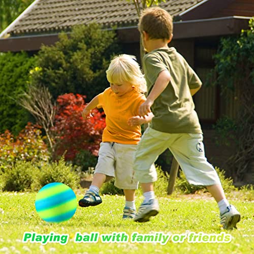 40 Pack 8.5 Inch Playground Balls Bulk Colorful Inflatable Bouncy Dodgeball Handball Kickball For Kids Adults Ball Games, Gym, Camps, Picnic,Beach, School,Indoor And Outdoor Games (Gradient Color) #TOP2