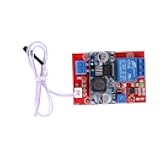 5V 12V 24V Flame Sensor Module Fire Alarm Control Relay Switch with 50cm Long Lead Wire for Fire Light Detection