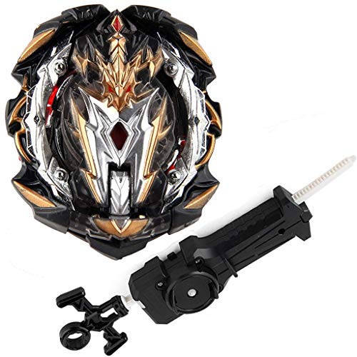 Bey Battle Evolution GT Blade Turbo God Bay B-153 Booster Remodeling Customize Gyro Starter Set Black Sword Launcher Grip Batting Top Games Accessories Bey Burst Gaming Tops Spinning Toy Gift for Boy