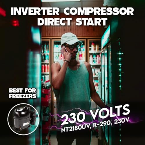 Image of NT2180UV Embraco Freezer Compressor 120V - R290 Refrigerant