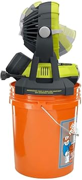 18v One+ Bucket Top Misting Fan Kit