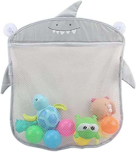 cheap8uk 1 Sac de Rangement pour Jouets pour Enfants, Sac de Rangement en Filet, avec Deux ventouses Qui Peuvent être adsorbées sur Le Mur, dans la Salle de Bain Cover