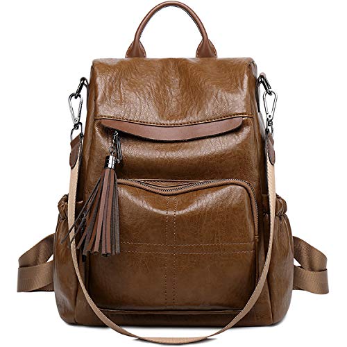 Women Backpack Purses Fashion PU Leather Antitheft Casual Daypack School Shoulder Bag Travel Rucksack