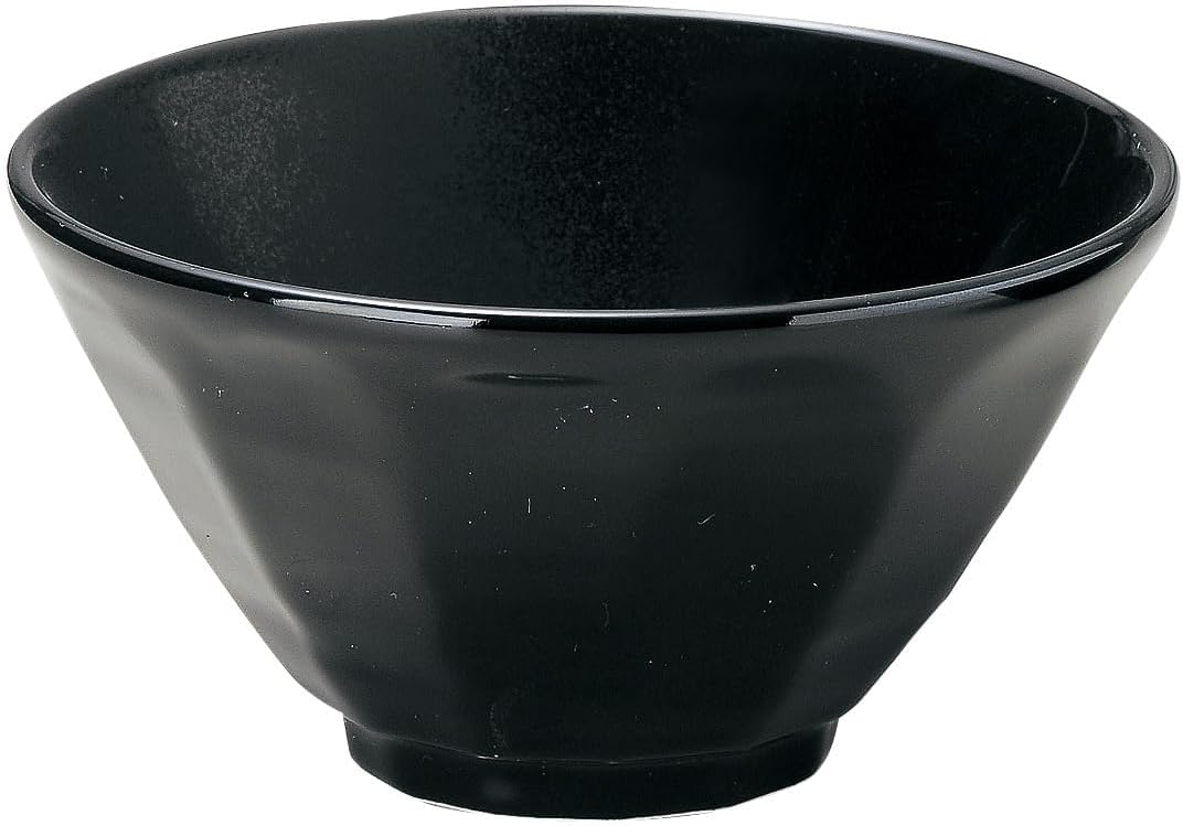 Koyo 52936017 Koyo Pottery, Glossy Black, 7.3 inches (18.5 cm), Ron, Japanese Tableware, Mino Ware, Dishwasher Safe, Made in Japan