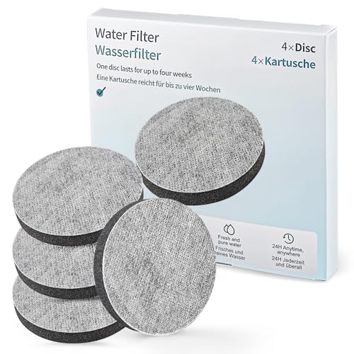 ZoneKing 4 Pack Micro Disc Replacement Filter for Brita Fill & Go, Water Filter Bottles & Carafes | 150L/4 Weeks Long-Lasting | Reduce Chlorine, Particles, and Other contaminants in Water - Image 8