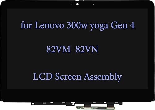 Screen Replacement for Lenovo 300w Yoga Gen 4 82VM 82VN 5M11H61338 5M11H61340 5M11H61342 5M11H61344 5M11R64828 LCD Touch Screen Display Digitizer Assembly