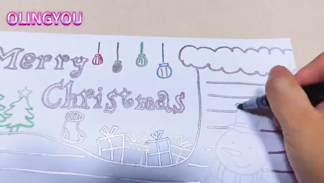 Whaline Lot De 12 Marqueurs, Couleurs Métalliques à Paillettes - Pour Réaliser Des Cartes De Noël, Des Cartes De Vœux D'anniversaire, Faire Du Scrapbooking Et Des Travaux Manuels