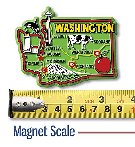 Imán decorativo rectangular Classic Magnets 3.3 x 2.6 in miniatura 2